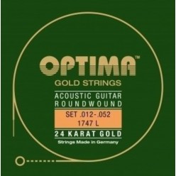 Optima 7166446 Gitara akustyczna struny Gold Strings